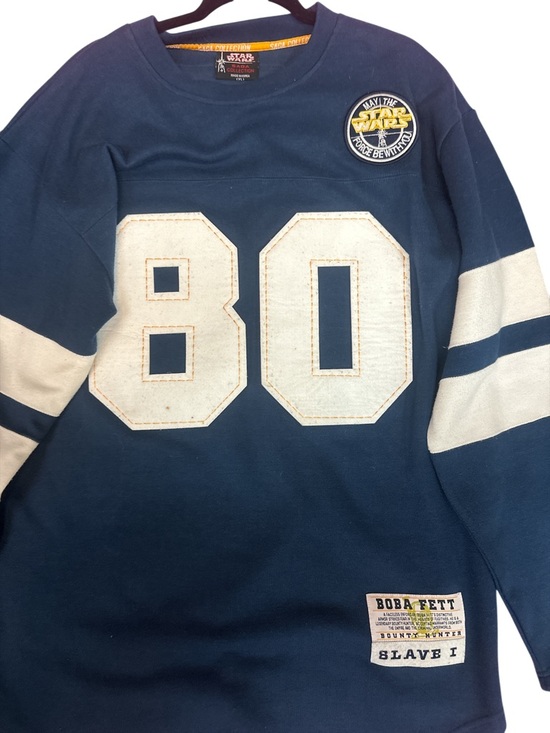 Star Wars Other - Star Wars Navy Blue and White Football Jersey - Number 80 vintage collectible